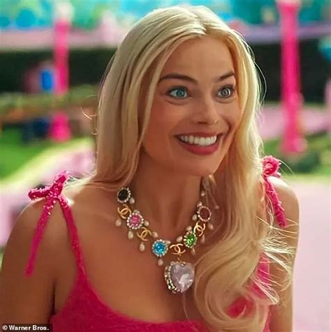 margot robbie barbie chanel necklace|chanel and barbie.